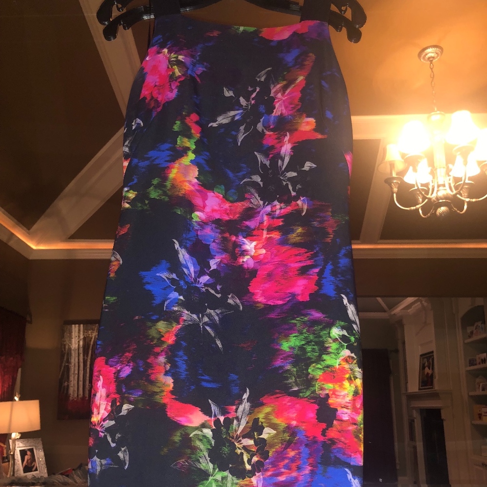 MILLY MULTICOLOR FLORAL DRESS